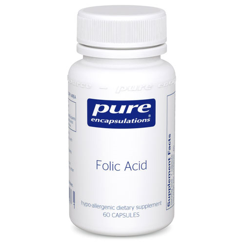 Folic Acid 60's, Pure Encapsulations