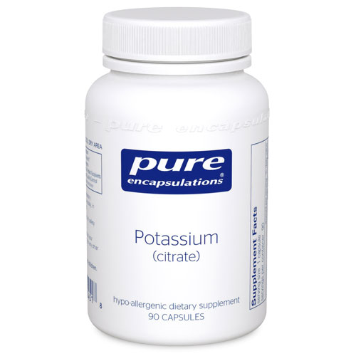 Potassium (citrate) 90's, Pure Encapsulations