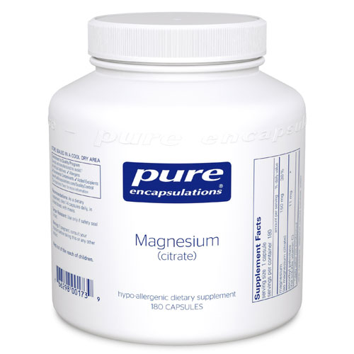 Magnesium (citrate) 180's, Pure Encapsulations