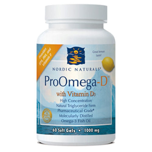 Nordic Pro Omega D 60ct Lemon Flavor