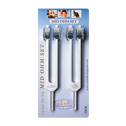 Mid OHM Tuning Fork Set by Sound Universe