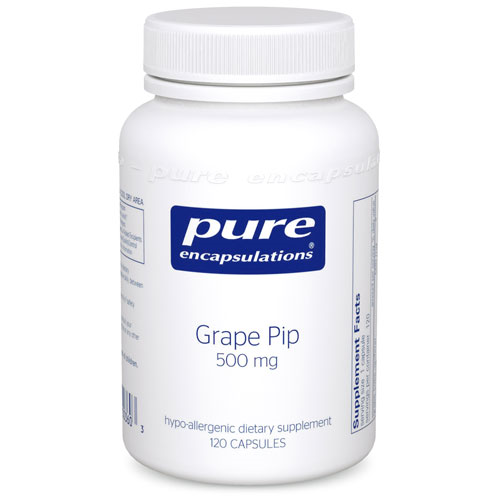 Grape Pip 500 mg. 120's, Pure Encapsulations
