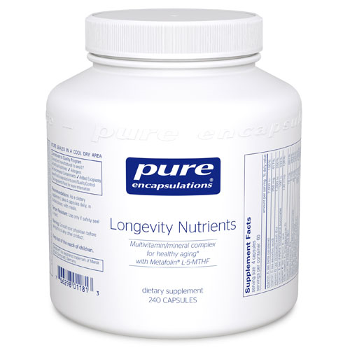Longevity Nutrients 240's, Pure Encapsulations