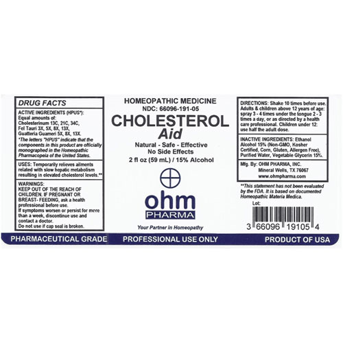 Cholesterol Aid 2 oz. Spray, Ohm Pharma