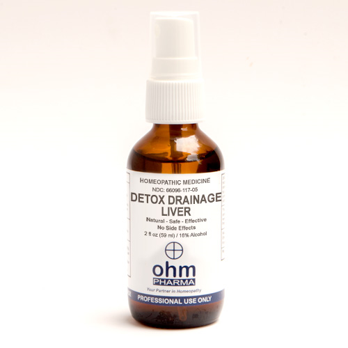 Detox Drainage Liver 2 oz. Spray, Ohm Pharma