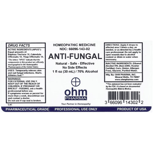Anti-Fungal Topical 1 oz. Dropper, Ohm Pharma