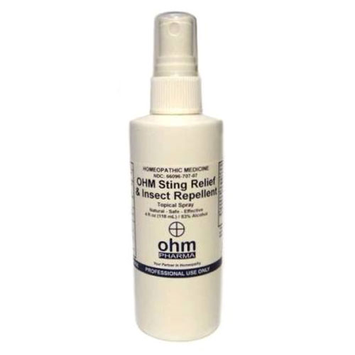 Sting Relief & Insect Repellent 4 oz. Spray, Ohm Pharma