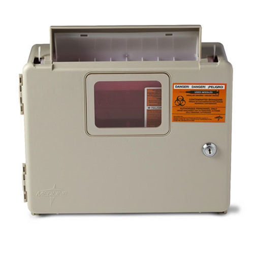 Sharps Container Locking Wall Mount Cabinet for 705153