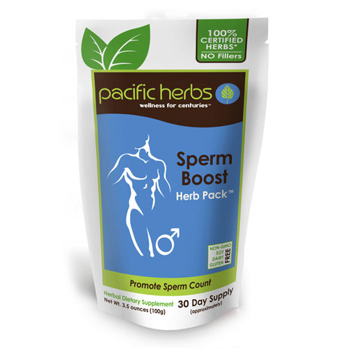 Sperm Boost Herb Pack 3.5 oz. (100g), Pacific Herbs