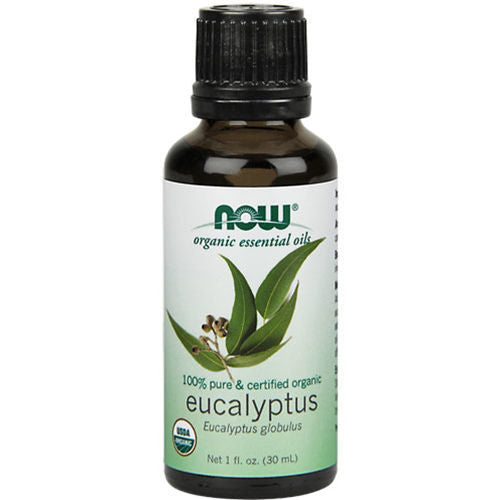 Organic Eucalyptus Essential Oil 1oz. by NOW Foods
