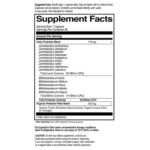 Dr. Formulated Probiotics Once Daily 30 Caps by GoL