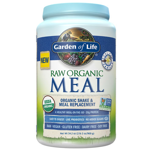 Raw Organic Meal (Vanilla) 1050g by Garden of Life