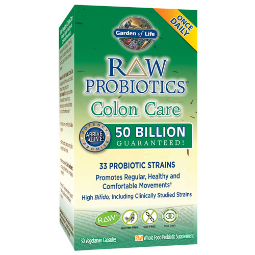 Raw Probiotics Colon Care 30 Caps by Garden of Life