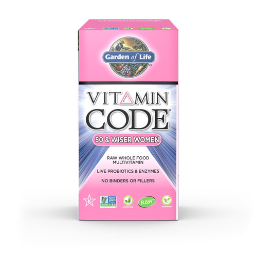 Vitamin Code Women 50 & Wiser 120 Caps by Garden of Life