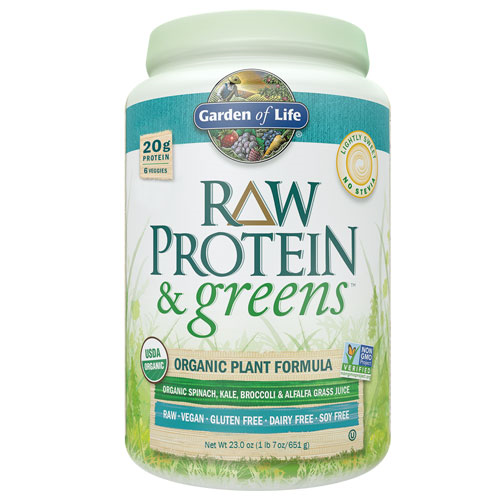 Raw Protein & Greens (Lightly Sweet) 650g by Garden of Life