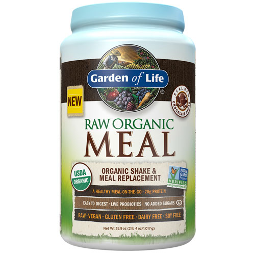 Raw Organic Meal (Chocolate) 1078g by Garden of Life