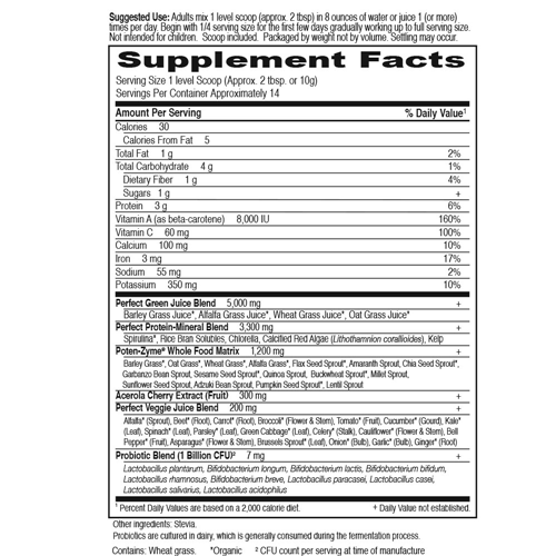 Perfect Food Super Green Formula 140g by Garden of Life
