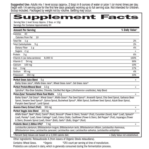 Perfect Food Super Green Formula 600g by Garden of Life