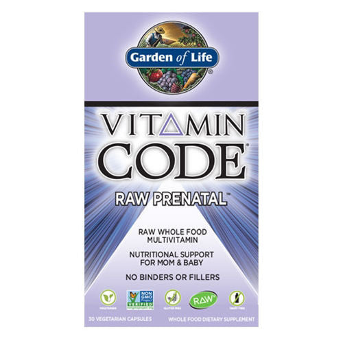 Vitamin Code Raw Prenatal 30 Caps by Garden of Life