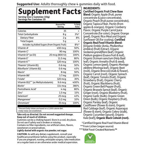 mykind Organics Women's 40+ Multi Gummies 120's by GoL