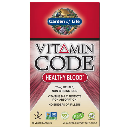 Vitamin Code Healthy Blood 60 Caps by Garden of Life