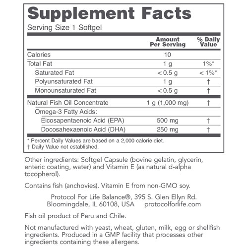 Ultra Omega 3 (180) softgels by Protocol