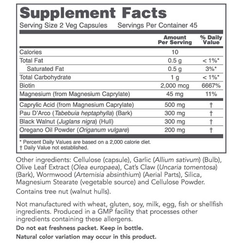 OrthoFlora Yeast Support 90 caps by Protocol