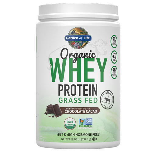 Organic Grass Fed Whey (Chocolate) 396g by Garden of Life