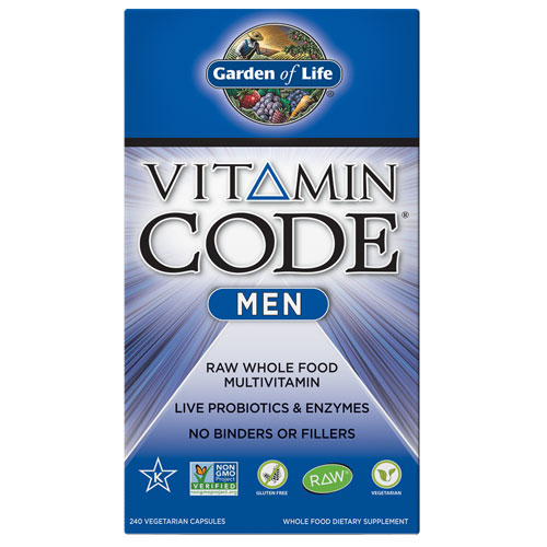 Vitamin Code Men 240 Capsules by Garden of Life