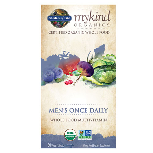 mykind Organics Men Once Daily 60 Tabs by Garden of Life