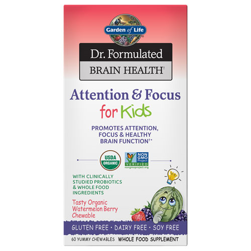 Dr. Formulated Brain Health Org. Attention/Focus (Kids)