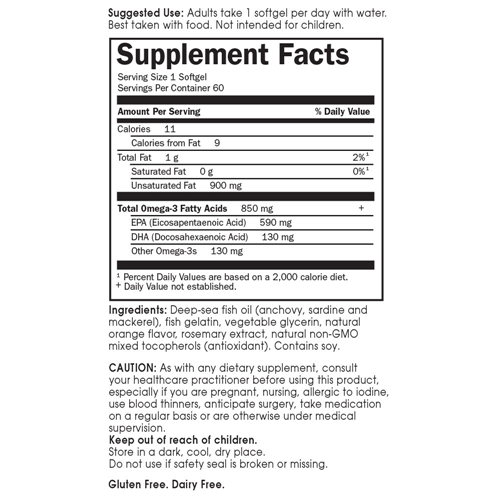 Minami Omega-3 (Orange) 120 softgels by Garden of Life