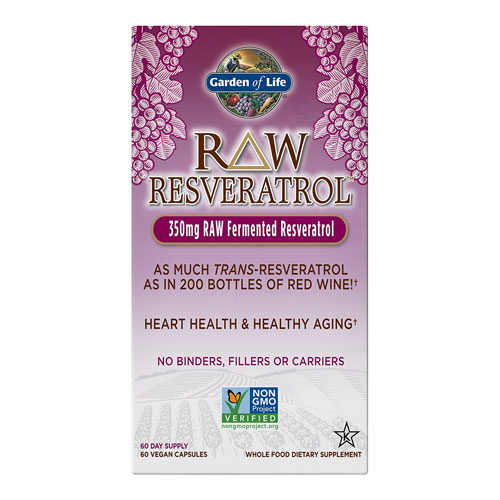 Raw Resveratrol 60 caps by Garden of Life