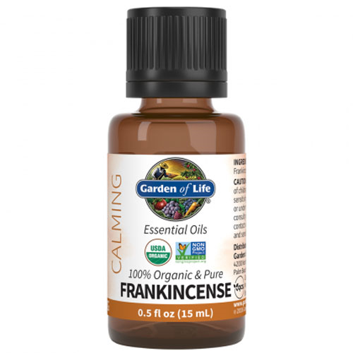 Organic Frankincense Essential Oil 0.5 oz. by Garden of Life