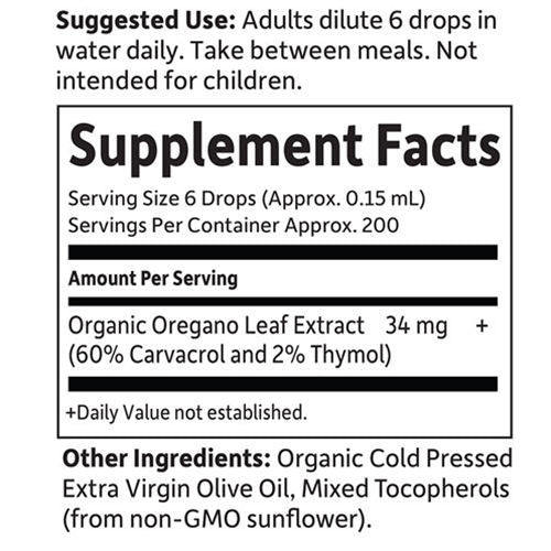 mykind Organics Oil of Oregano 1 oz. by Garden of Life