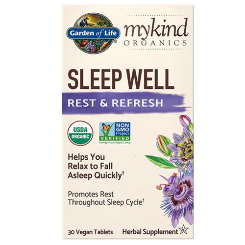 mykind Organics Sleep Well 30 tabs by Garden of Life