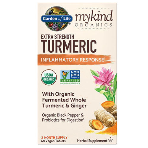 mykind Organics Extra Strength Turmeric 60 tabs by GoL