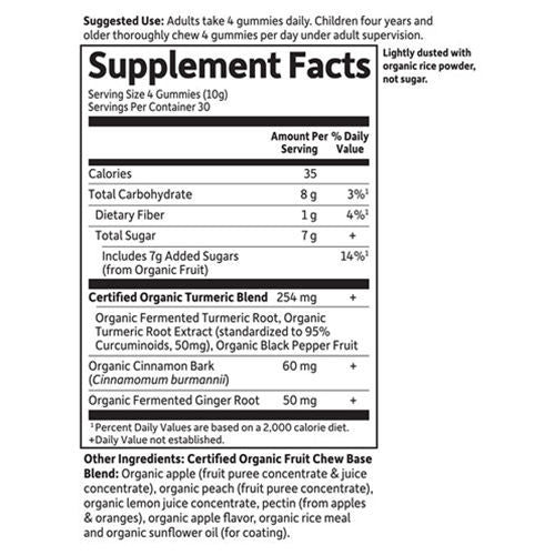 mykind Organics Turmeric Inflammatory Response 120 Gummies