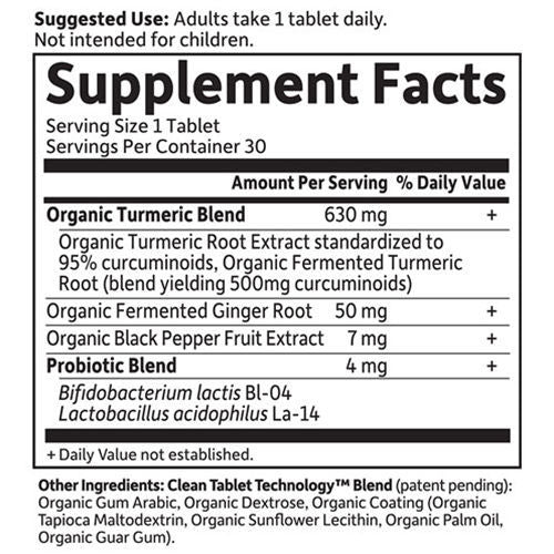 mykind Organics Joints & Mobility Turmeric 30 tabs by GoL
