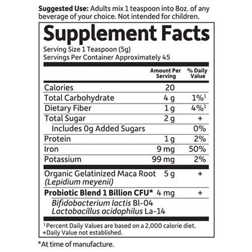 mykind Organics Maca Powder 225g by Garden of Life