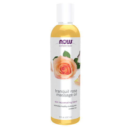 Tranquil Rose Massage Oil 8oz. by NOW