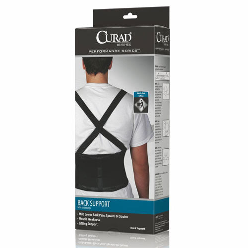 Curad Performance Series Back Support w/ Suspenders