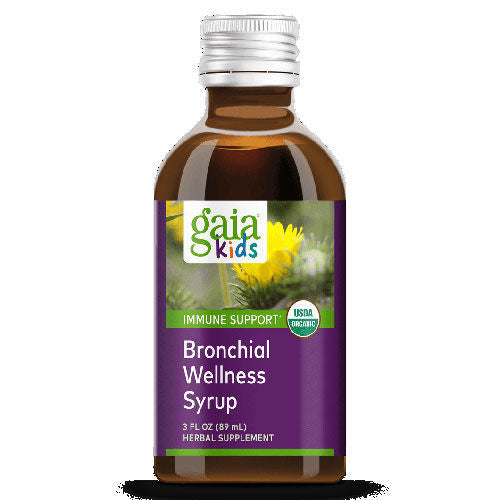 Bronchial Wellness Cough Syrup 3 oz., Gaia Kids