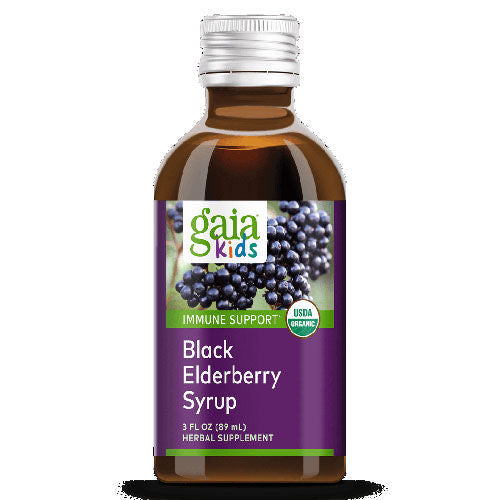 Black Elderberry Kids 3 oz., Gaia Kids