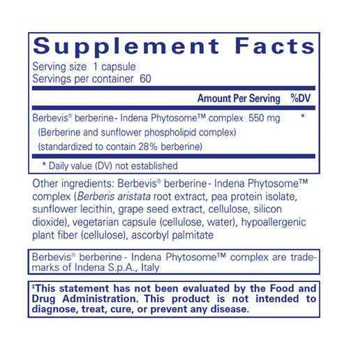 Berberine UltraSorb 60's, Pure Encapsulations
