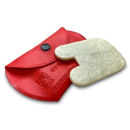 Gua Sha Stone, Jade with case