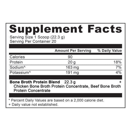 Bone Broth Protein (Pure) 446g by Ancient Nutrition