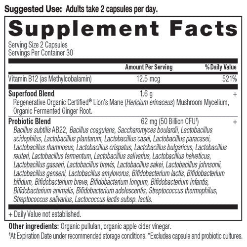 Extra Strength Probiotics 50B 60's by Ancient Nutrition