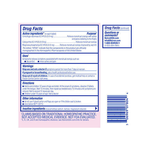 Cyclease Cramp tabs by Boiron 60's