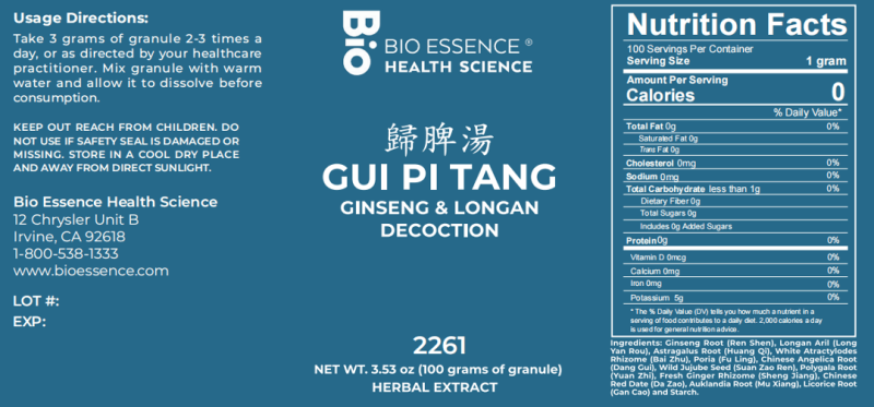 Gui Pi Tang - Bio Essence Extract Powder
